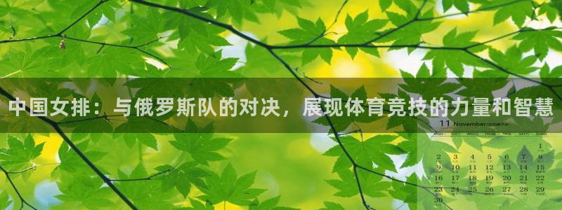 2026世界杯倒计时：中国女排：与俄罗斯队的对决，展现体育竞技的力量和智慧