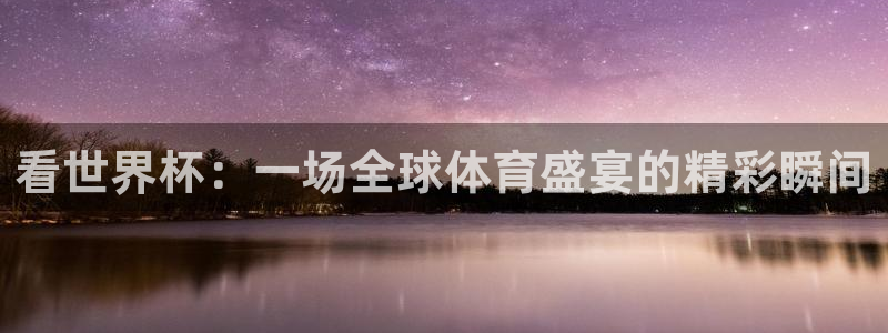 世界杯2026赛程时间表格：看世界杯：一场全球体育盛宴的精彩瞬间